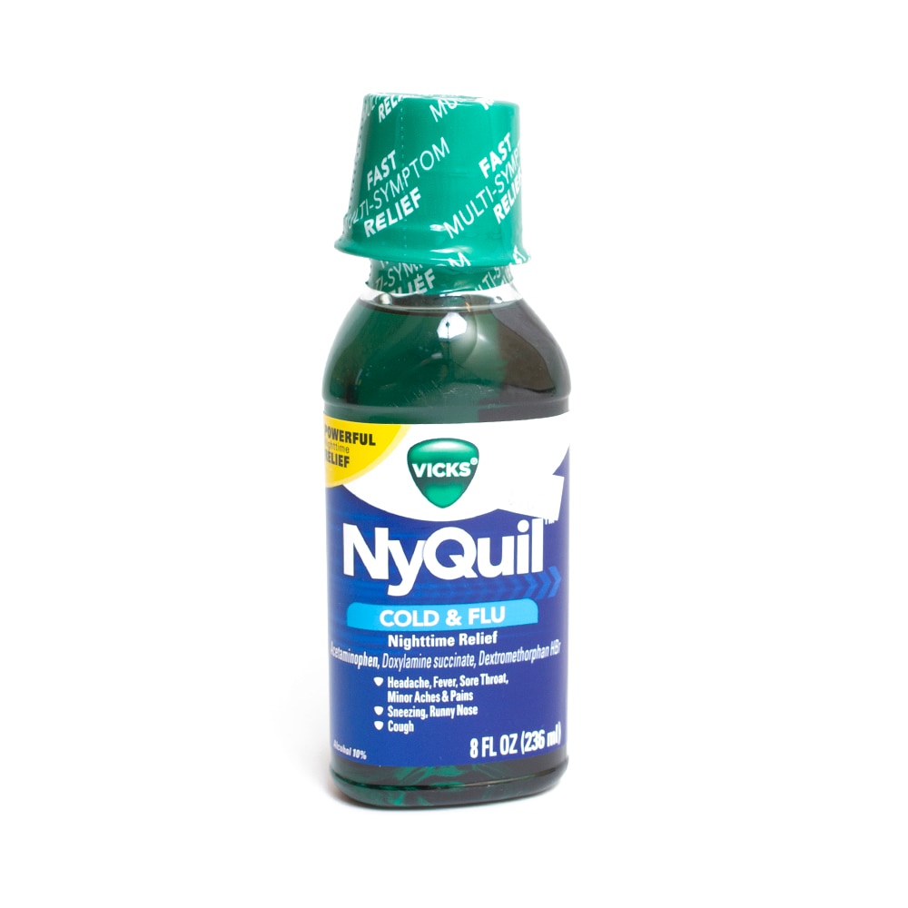Medicine/Pain Relief, Health & Beauty, Nyquil, Cold, Liquid, 8 ounce, 66362